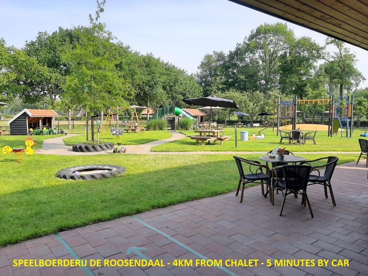 Sfeervol Chalet Op De Veluwe 皮滕 外观 照片